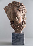 FERNAND CIAN, Bust of Beethoven, terracotta
